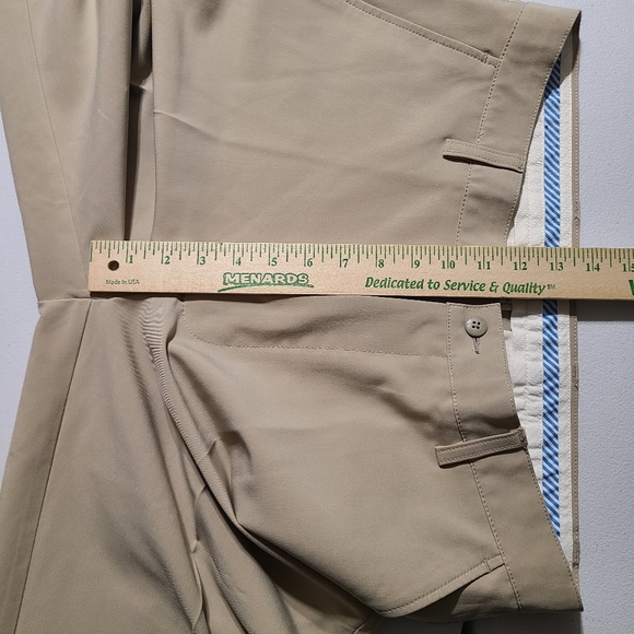 FootJoy Men's Classic Fit Straight Stretch Khaki Beige Golf Pants Size 34x30 - Picture 6 of 9